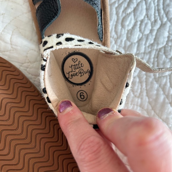 Charming Kids Sandals Trio - Red, Black, and Tan - Picture 3 of 3